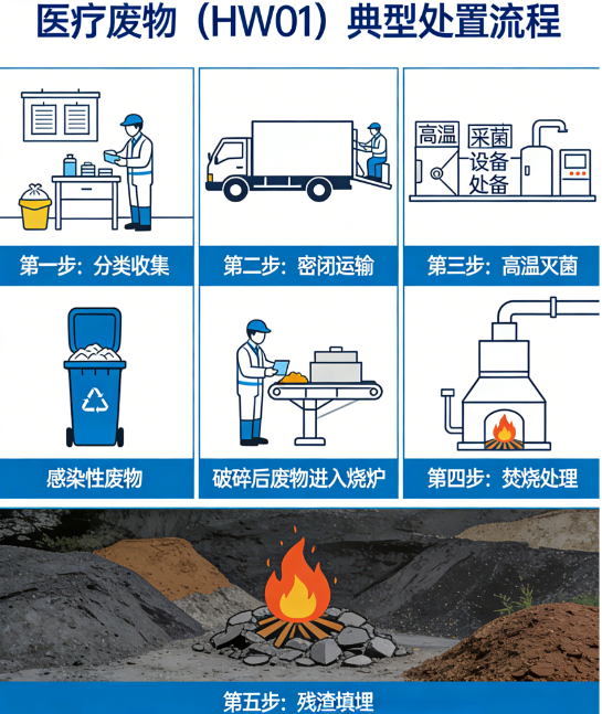 医疗废物（HW01）典型处置案例（行业高频参考）